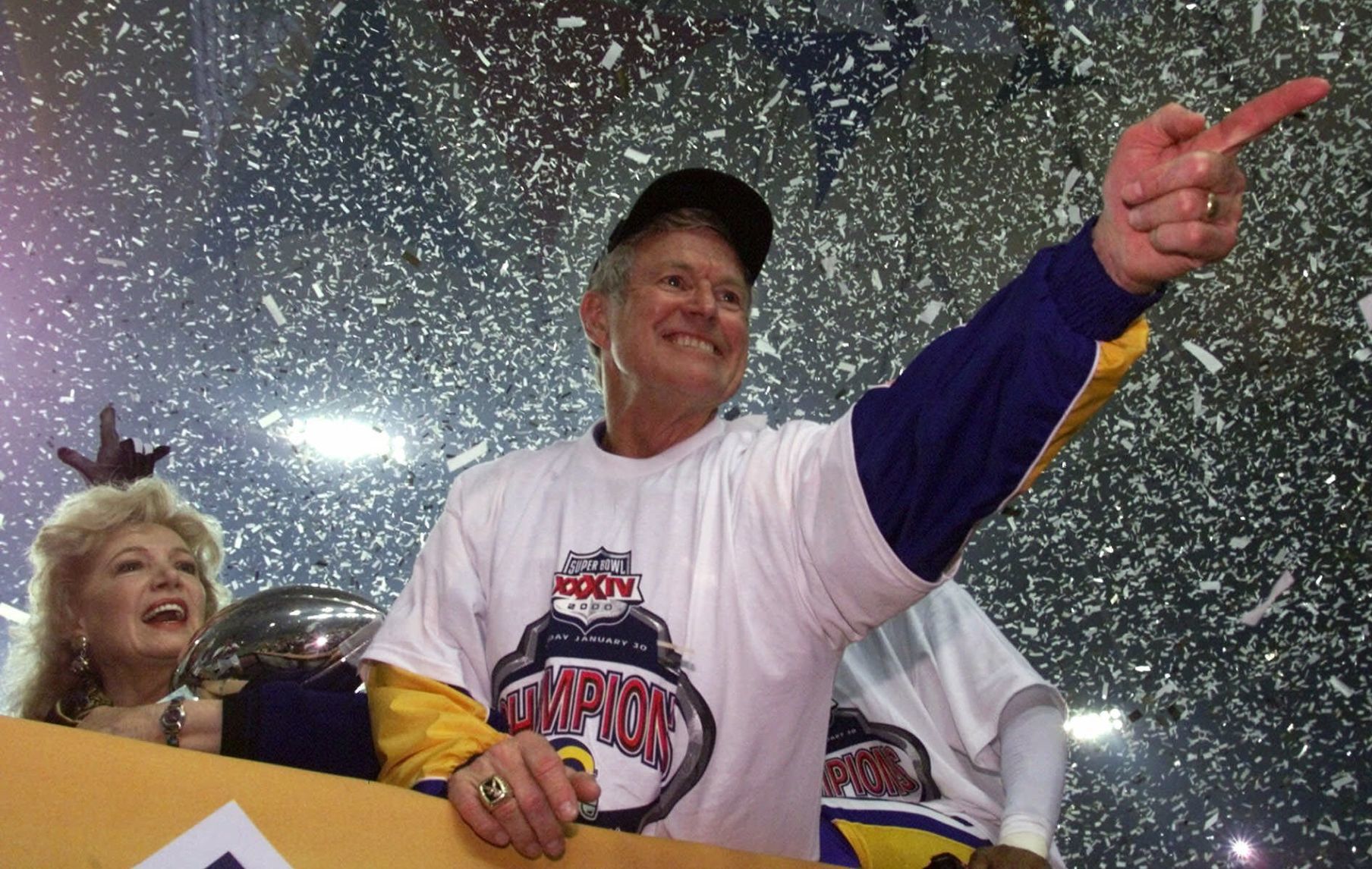 Vermeil celebrates the title